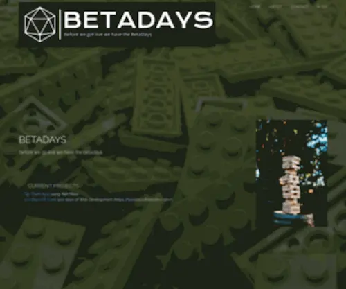 Betadays.com(Before we go live we have the betadays) Screenshot