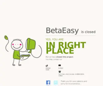 Betaeasy.com(Customer feedback & beta management service) Screenshot