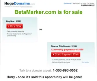 Betamarker.com(Betamarker) Screenshot