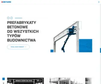 Betard.pl(Prefabrykaty budowlane) Screenshot