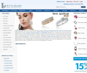 Betasilver.com(925 Sterling Silver Jewelry) Screenshot