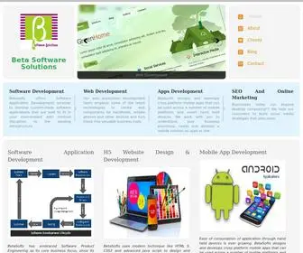 Betasoftwaresolutions.com(Beta Software Solutions) Screenshot