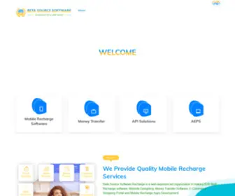 Betasourcesoftware.com(Buy Mobile Recharge Software) Screenshot