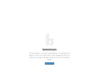 Betastreamnyc.com(Web and Mobile Development by Betastream) Screenshot