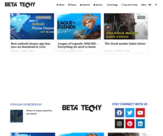 Betatechy.com(Beta Techy) Screenshot