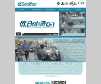 Betatronelectronics.com(BetaTron Electronics) Screenshot