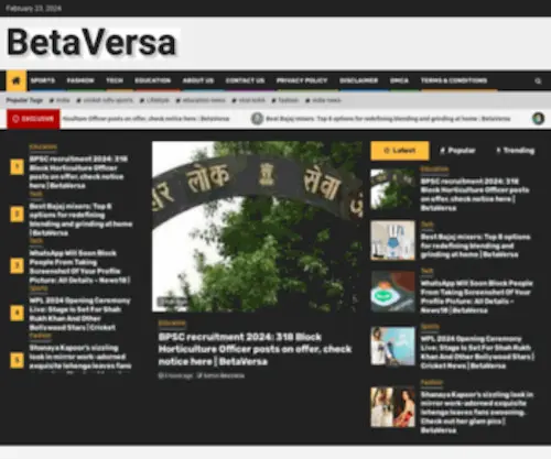 Betaversa.com(Learn something new every day) Screenshot