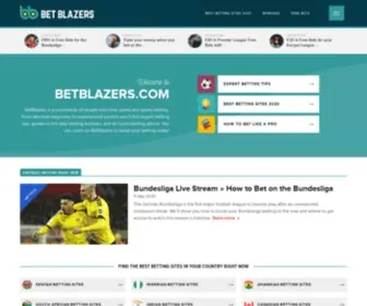 Betblazers.com Screenshot