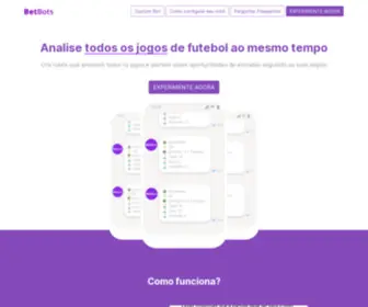 Betbots.com.br(Analise todos os jogos de futebol ao mesmo tempo) Screenshot