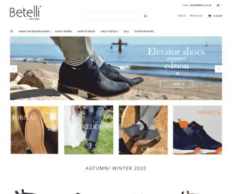 Betelli.co.uk(Elevator Shoes UK) Screenshot