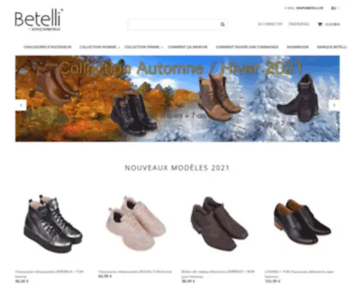 Betelli.fr(Chaussures rehaussantes) Screenshot