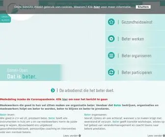 Beter.com(Beter, de arbodienst die het beter doet) Screenshot