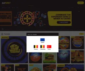 Betfirstcasino.be Screenshot