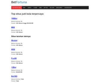 Betfortuna89.com(Betfortuna 89) Screenshot