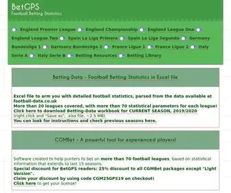 Betgps.com Screenshot