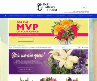 Bethallensflorist.com(Oregon Florist) Screenshot