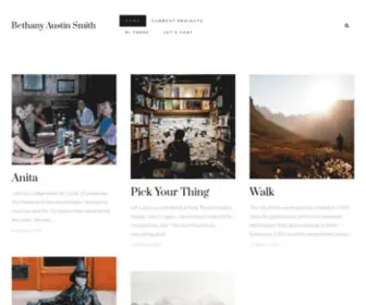 Bethanyaustinsmith.com(Just another WordPress site) Screenshot