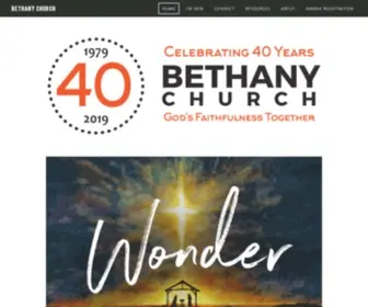 Bethanybc.com(Bethany Church) Screenshot