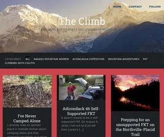 Bethanyclimbs.com(The Climb) Screenshot