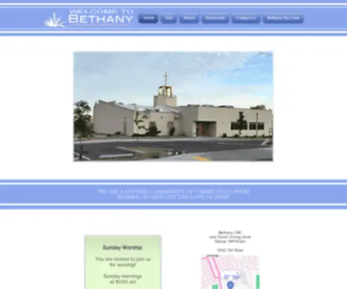 BethanycrcGallup.org(Bethany Christian Reformed Church) Screenshot