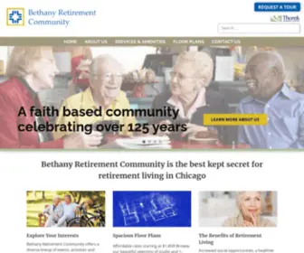 Bethanyretirement.org(Thorek Retirement Home) Screenshot