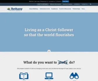 Bethanyseminary.edu(Bethany Theological Seminary) Screenshot