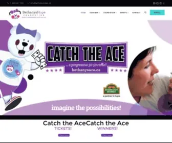 Bethanyshope.org(Live for the Cure) Screenshot