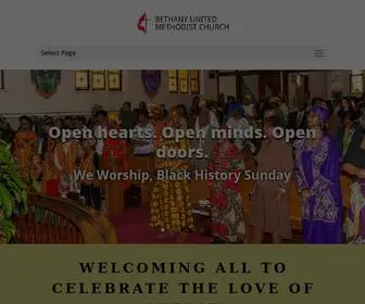 Bethanyumcbk.org(Bethany United Methodist Church) Screenshot