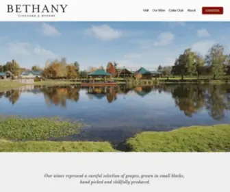 Bethanyvineyard.com(Bethany Vineyard & Winery) Screenshot