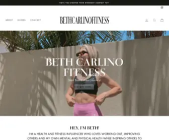 Bethcarlinofitness.com(Beth Carlino Fitness Programs/Online Store) Screenshot