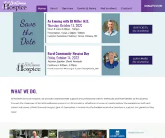 Bethdonovanhospice.ca(Beth Donovan Hospice) Screenshot