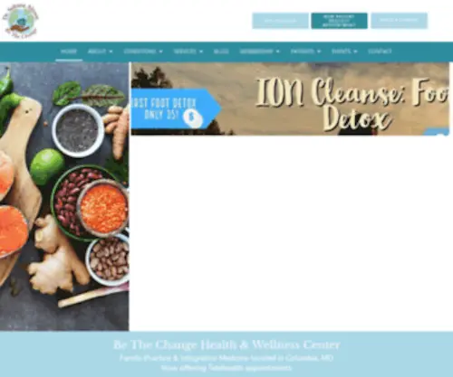 Bethechangewellnesscenter.com(Home) Screenshot