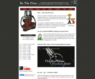 Betheclaw.com(Welcome, Skill Crane Addicts) Screenshot