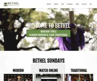 Bethel-PC.org(Bethel Presbyterian Church) Screenshot