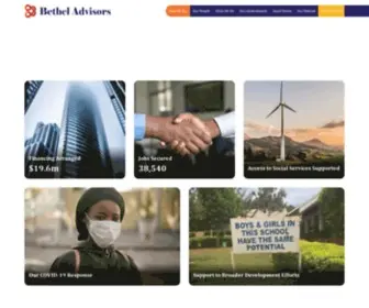 Betheladvisors.com(With the right mix of talent) Screenshot