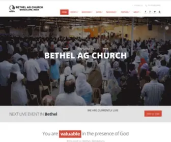 Bethelagindia.org(ORGANIZATION: Bethel AG Church LANGUAGE: Malayalam SENIOR PASTOR) Screenshot
