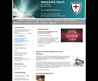 Bethelamebabylonny.org(Bethel A.M.E) Screenshot