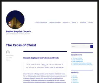 Bethelbaptistscs.org(Bethel Baptist ChurchLittle Mack Ave) Screenshot