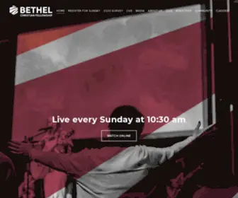 Bethelcf.com(Bethel Christian Fellowship) Screenshot