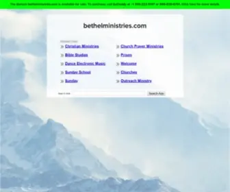 Bethelministries.com(Monobeing) Screenshot