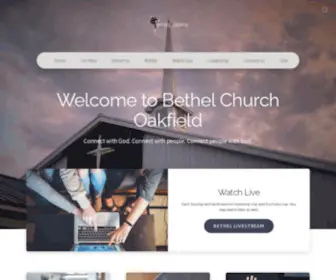 Betheloakfield.org(Bethel Church Oakfield) Screenshot