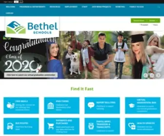 Bethelsd.org(Bethel School District) Screenshot