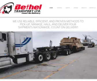 Betheltrans.com(Bethel Transport LTD) Screenshot