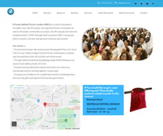 Betheluk.org(Eritrean Bethel Church London) Screenshot