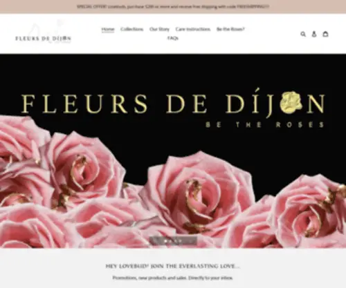 Betheroses.com(Be the Roses) Screenshot