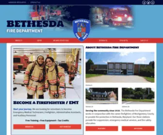 Bethesdafire.org(Bethesda Fire Department) Screenshot