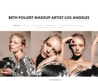 Bethfollertmakeup.com(Beth Follert) Screenshot