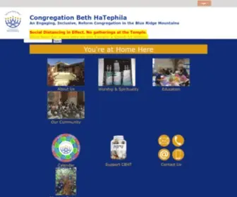 Bethhatephila.org(Congregation Beth HaTephila) Screenshot