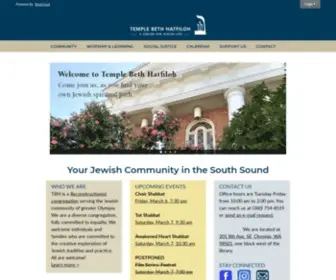 Bethhatfiloh.org(Temple Beth Hatfiloh) Screenshot