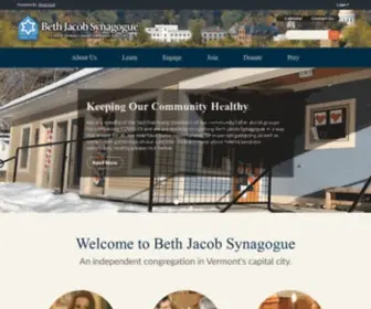 BethJacobvt.org(Beth Jacob Synagogue) Screenshot